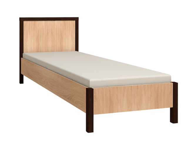 Кровать с ортопедическим основанием (дерево) 90х200 Bauhaus 5, д фото