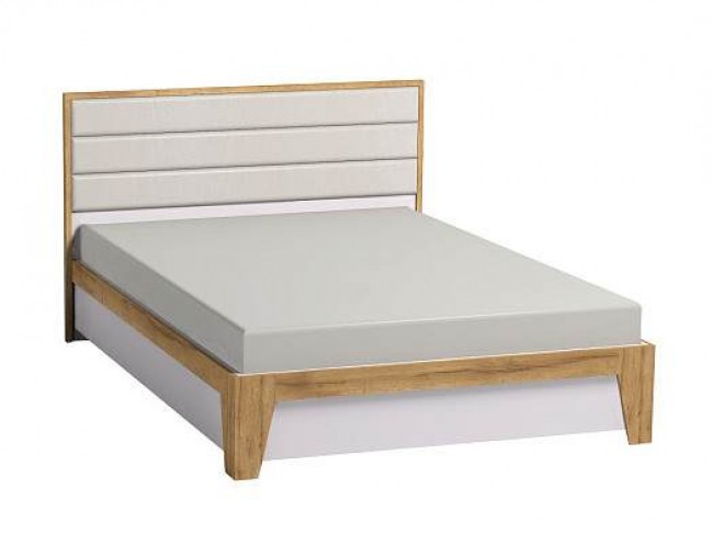 Кровать с ортопедическим основанием (металл) Айрис 308 Люкс 140х фото