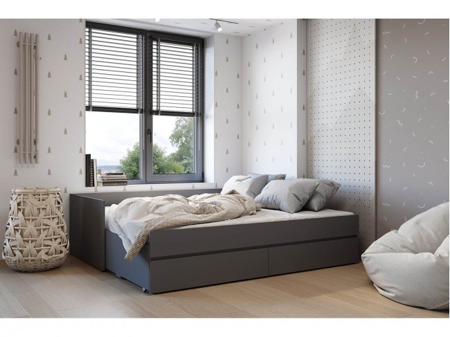 Кровать-трансформер Симпл КР-51, графит фото