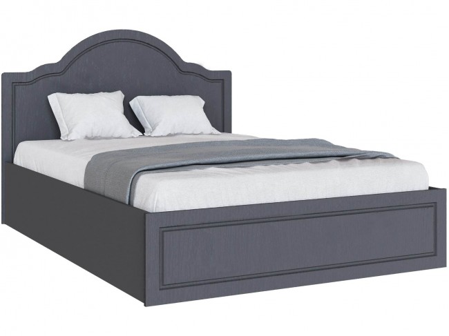 Кровать 1,4 с ортопед. основанием Апполия, Графит серый/Лунный к фото