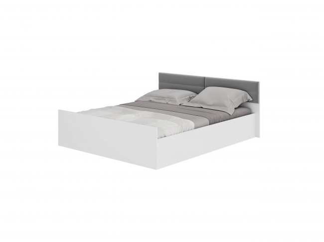Кровать без основания 1,6 м Фьюжн Белый фото