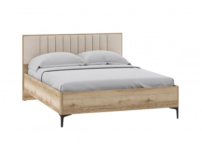 НМ 040.54 Кровать ПМ Арден, Велюр Вивальди 4/Дуб Делано фото