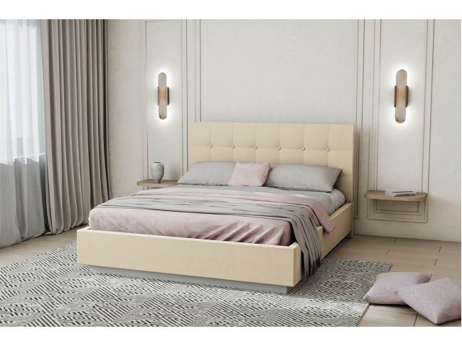 Кровать Квадрат арт.004 с настилом ЛДСП, 140х200 - Alysia 003 фото