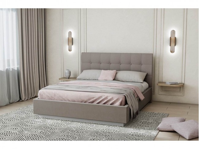 Кровать Квадрат арт.004 с настилом ЛДСП, 160х200 - Alysia 005 фото