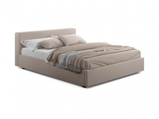 Мягкая кровать Skandi 1600 мокко с подъемным механизмом фото