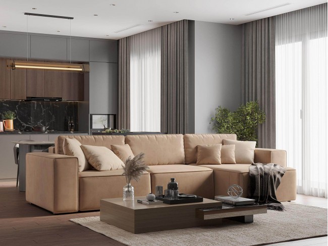 Диван угловой Фессалия Правый фото