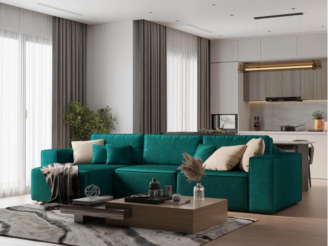 Диван угловой Фессалия Левый фото