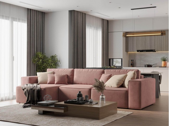 Диван угловой Фессалия Левый фото