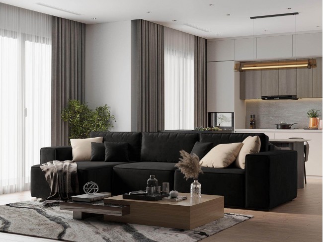 Диван угловой Фессалия Левый фото