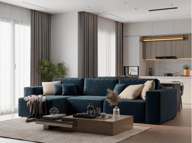 Диван угловой Фессалия Левый фото