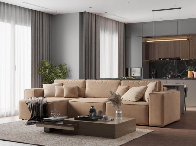 Диван угловой Фессалия Левый фото