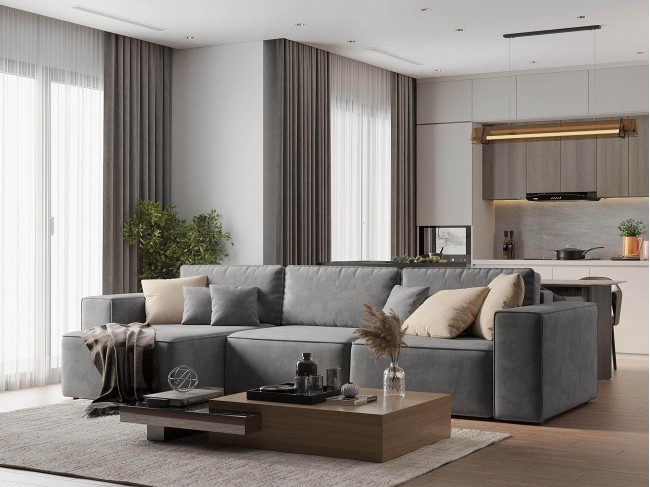 Диван угловой Фессалия Левый фото