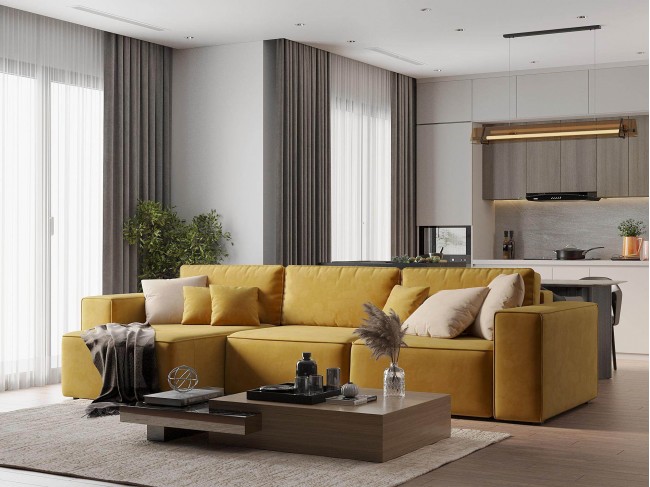 Диван угловой Фессалия Левый фото