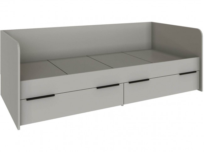 Кровать Мадрид (0,8) с 2-мя ящиками, Кашемир фото