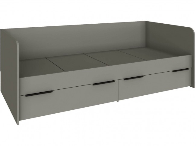 Кровать Мадрид (0,8) с 2-мя ящиками, Мокко фото