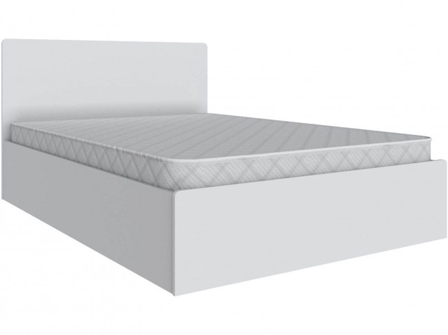Кровать 140х200 Мадрид с настилом ДСП (МД-1), Белый фото