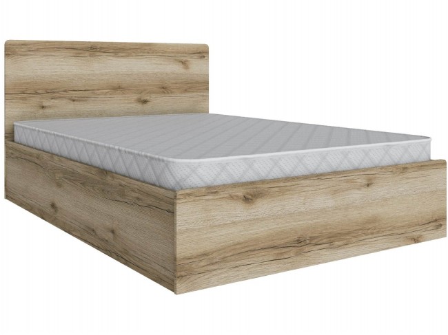 Кровать 140х200 Мадрид с настилом ДСП (МД-1), Дуб делано фото