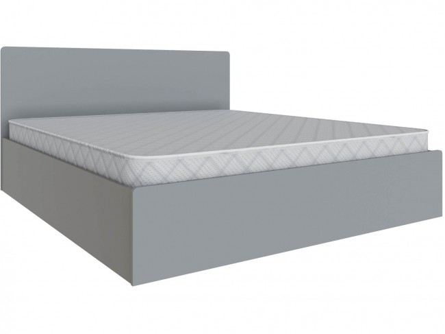 Кровать 180х200 Мадрид с настилом ДСП (МД-1), Камень серый фото