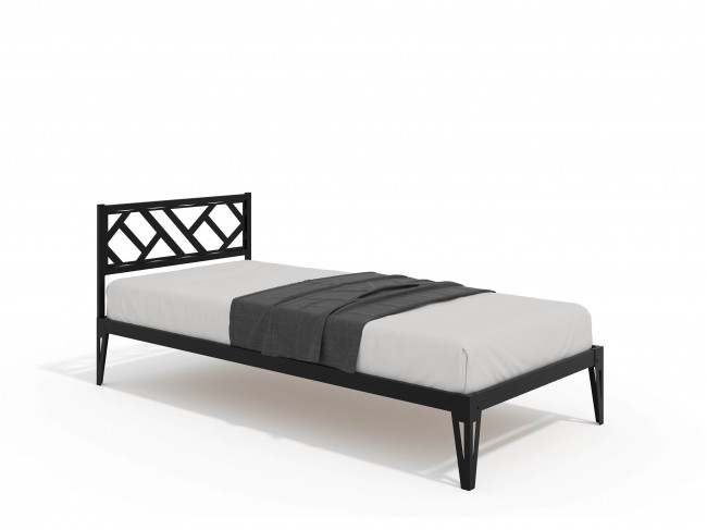 Кровать КМД 47 АЙРИС 900, черный фото