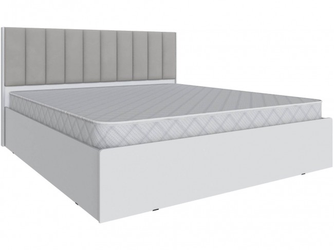 Кровать двуспальная (1,8) Мадрид МД-3 с подъемным основанием, Бе фото