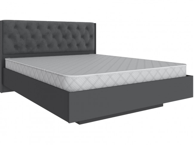 Кровать двуспальная (1,6) Мадрид МД-3 с подъемным основанием, Гр фото