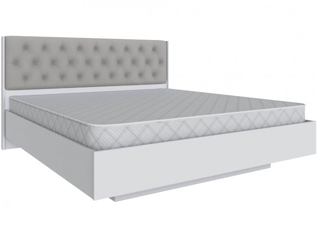 Кровать двуспальная (1,8) Мадрид МД-3 с подъемным основанием, Бе фото